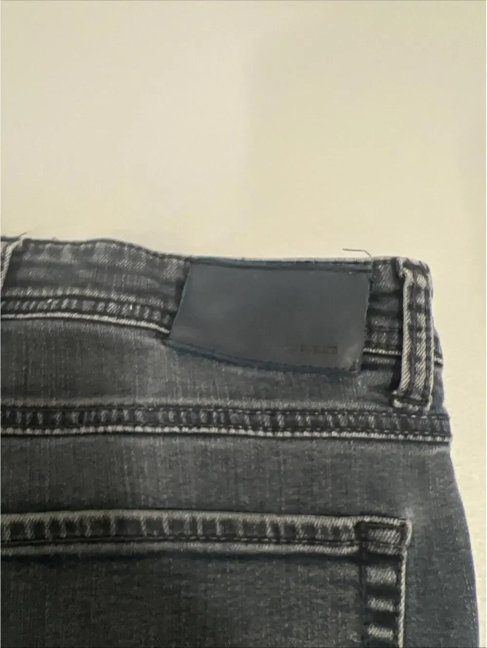 Mac Jeans Men's Dirty Wash Dark Gray Blue Jeans SIZE 35X31 $295
